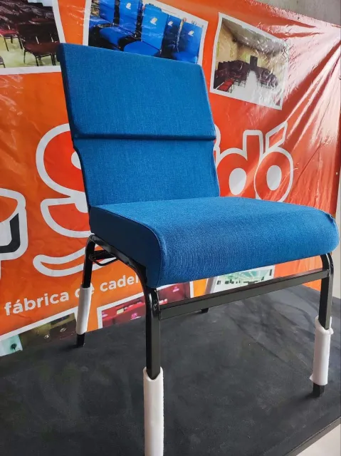 Cadeira SC Tecido Azul 23